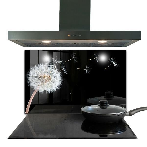 Crédence cuisine en verre Pissenlit pissenlit dans le vent