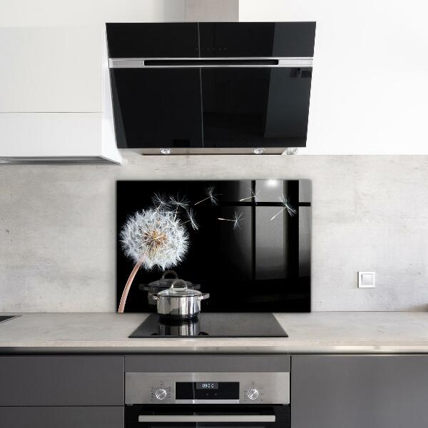 Crédence cuisine en verre Pissenlit pissenlit dans le vent