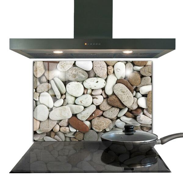 Crédence en verre Plage de galets