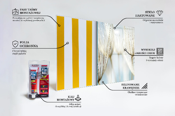 Crédence cuisine en verre Pissenlit pissenlit dans le vent