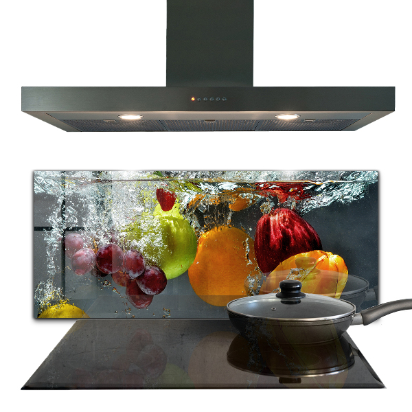 Crédence cuisine en verre Limonade aux fruits juteux