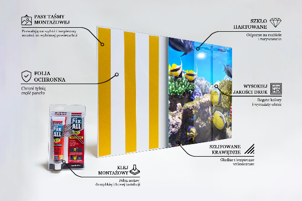 Crédence cuisine en verre Récif corail mer rouge