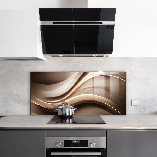 Crédence cuisine en verre Abstraction des vagues d'énergie