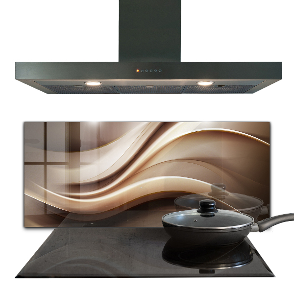 Crédence cuisine en verre Abstraction des vagues d'énergie