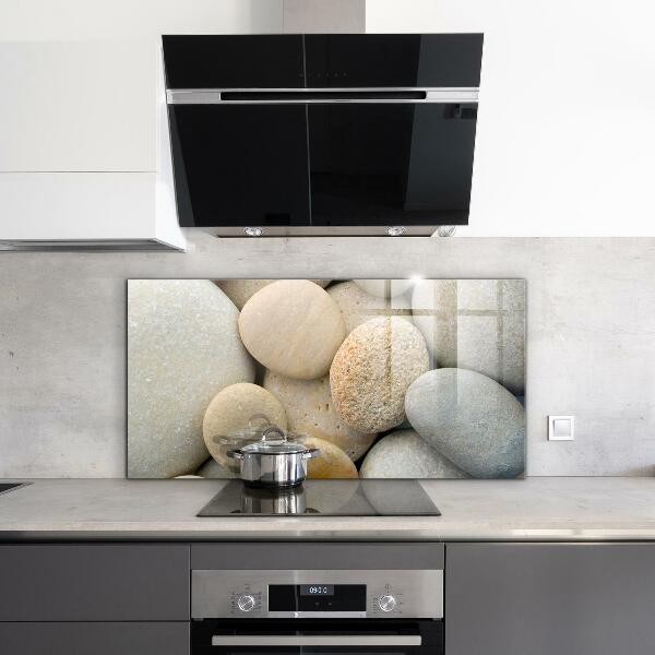 Crédence en verre Plage de galets