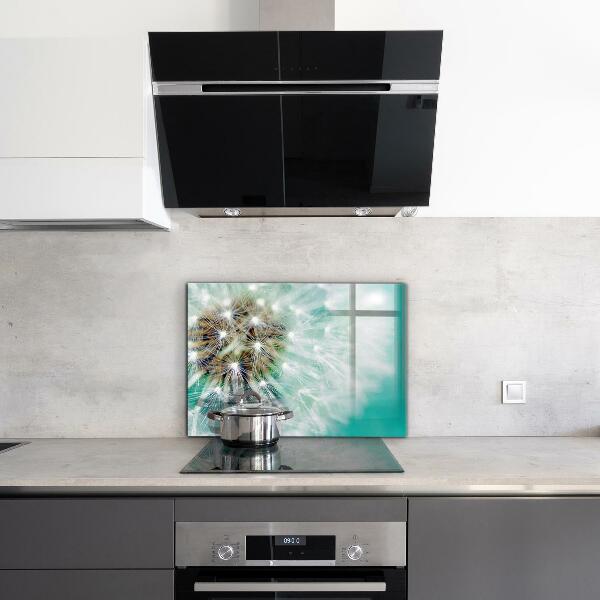 Crédence cuisine en verre Pissenlit dans la centrale éolienne