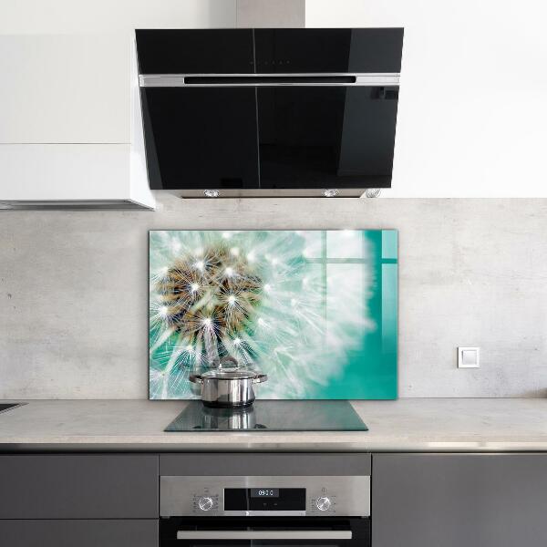 Crédence cuisine en verre Pissenlit dans la centrale éolienne