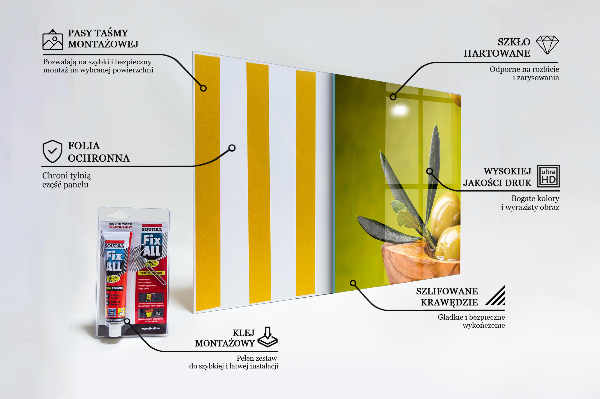 Crédence cuisine en verre Olives vertes fraîches