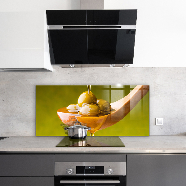 Crédence cuisine en verre Huile d'olive fraîchement pressée
