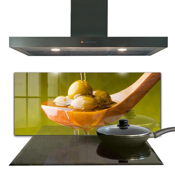 Crédence cuisine en verre Huile d'olive fraîchement pressée