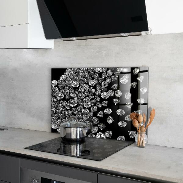 Crédence cuisine en verre Diamants amis femmes