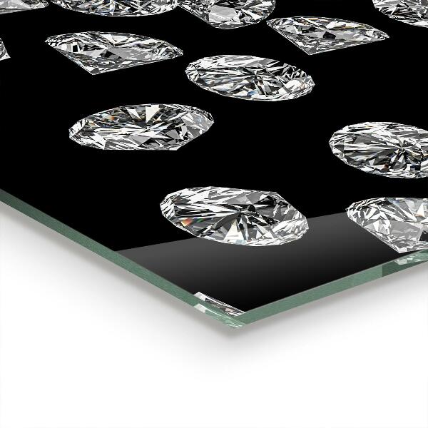 Crédence cuisine en verre Diamants amis femmes