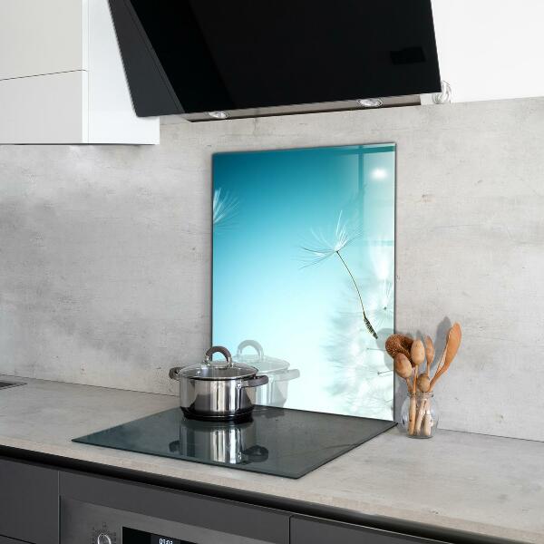 Crédence cuisine en verre Pissenlit pissenlit dans le vent