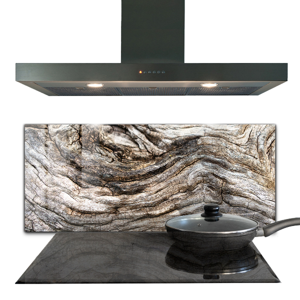 Panneaux muraux cuisine Tronc d'écorce d'arbre