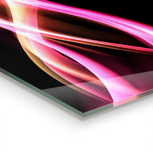 Crédence cuisine en verre Vibration abstraite moderne