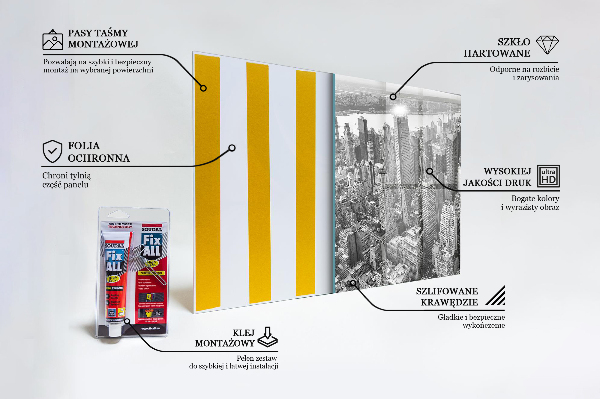 Verre pour crédence Architecture de new york