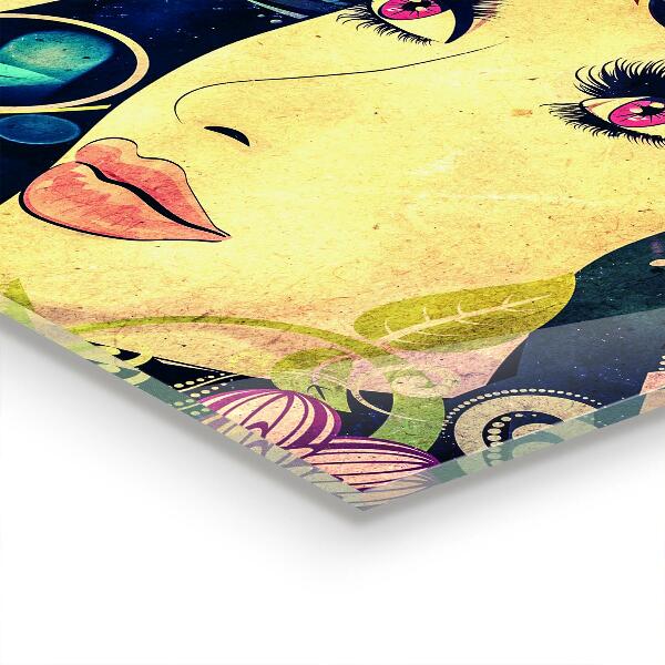 Crédence cuisine en verre Fille un jour d'été