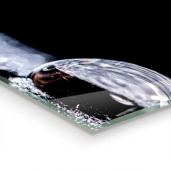 Crédence en verre Une goutte de rosée le matin