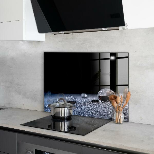 Crédence en verre Une goutte de rosée le matin