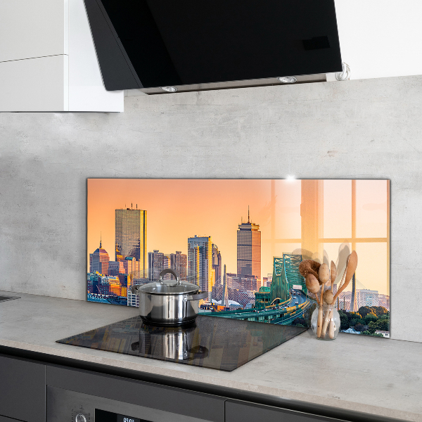 Verre pour crédence Architecture de boston