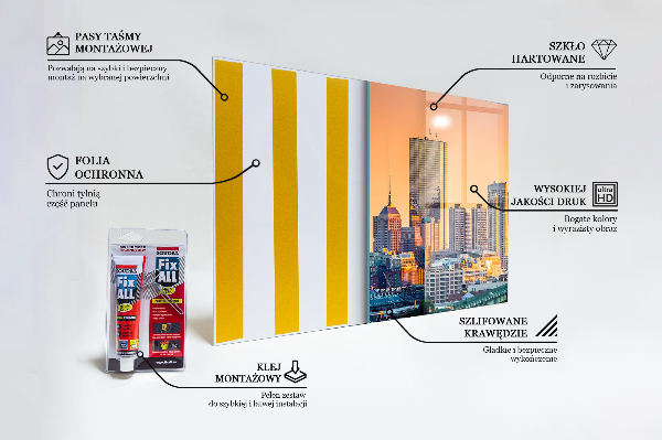 Verre pour crédence Architecture de boston