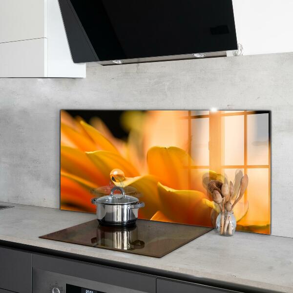 Crédence cuisine en verre Fleur de gerber