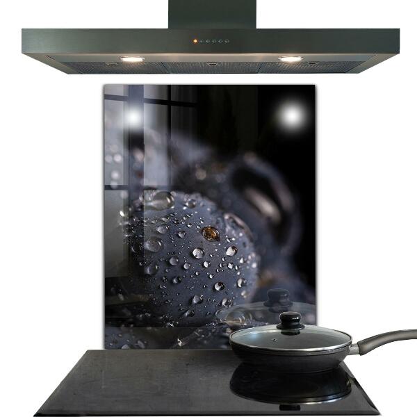 Crédence cuisine en verre Bleuets juteux