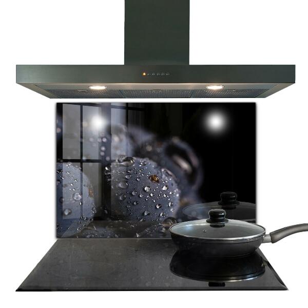 Crédence cuisine en verre Bleuets juteux