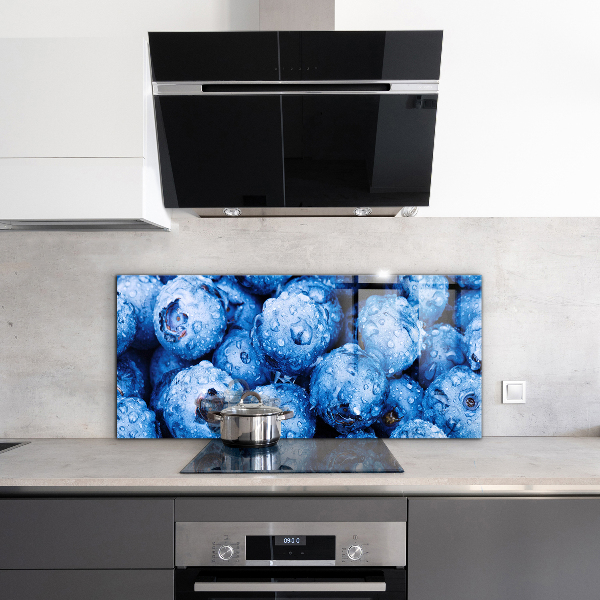 Crédence cuisine en verre Baies de bleuets mûrs