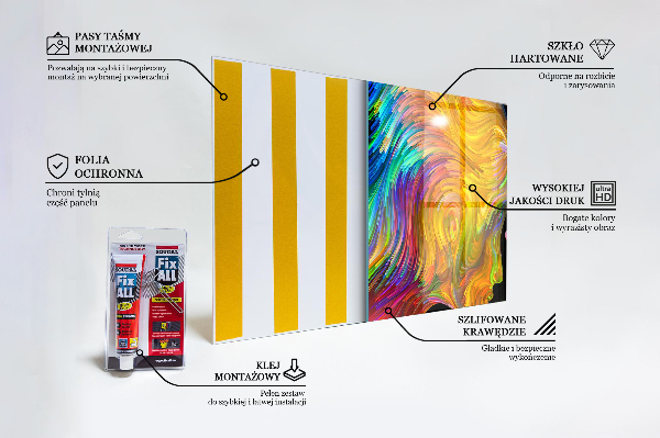 Crédence cuisine en verre Portrait de couple artistique
