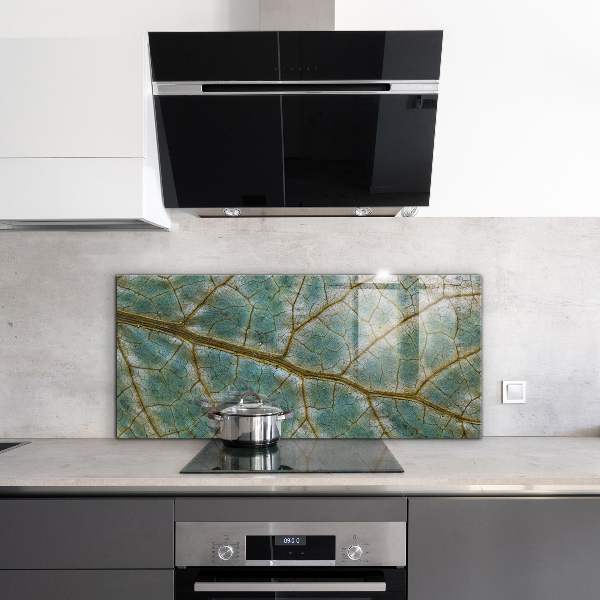 Crédence cuisine en verre Texture des feuilles