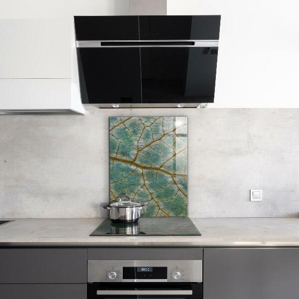 Crédence cuisine en verre Texture des feuilles