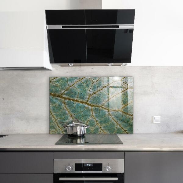 Crédence cuisine en verre Texture des feuilles