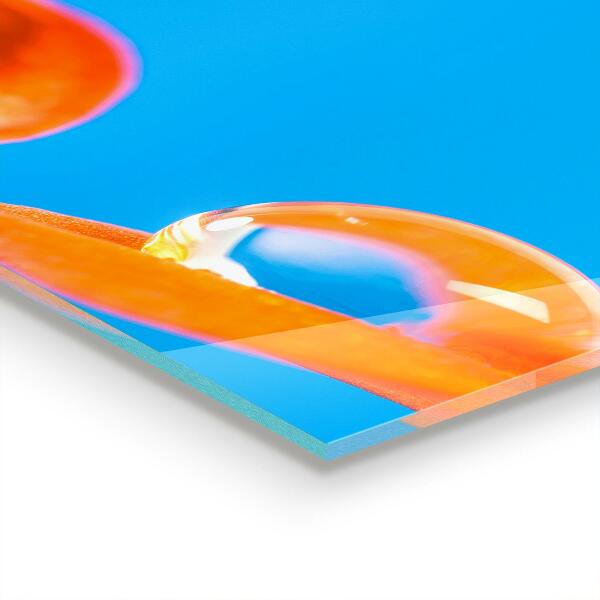 Crédence cuisine en verre Fleur d'oranger