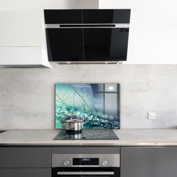 Crédence cuisine en verre Texture délicate des feuilles