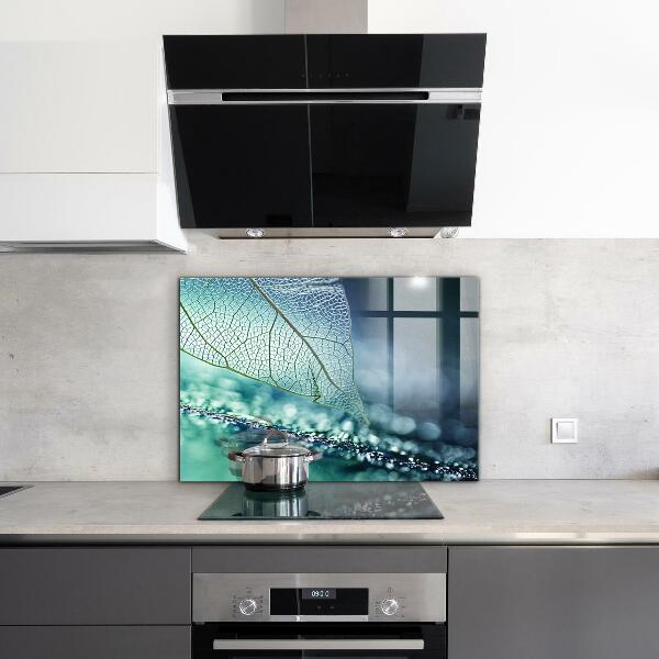 Crédence cuisine en verre Texture délicate des feuilles