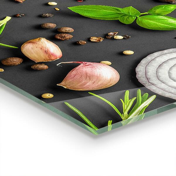Crédence cuisine en verre Épices cuisine italienne