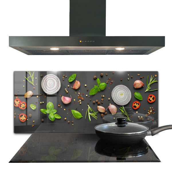 Crédence cuisine en verre Épices cuisine italienne