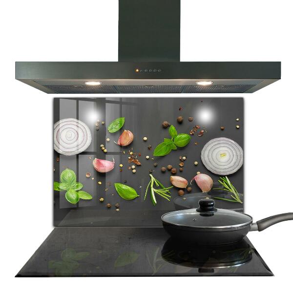 Crédence cuisine en verre Épices cuisine italienne