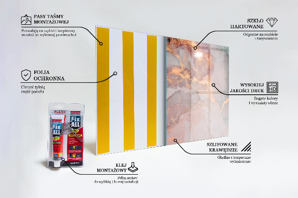 Crédence en verre Texture de marbre