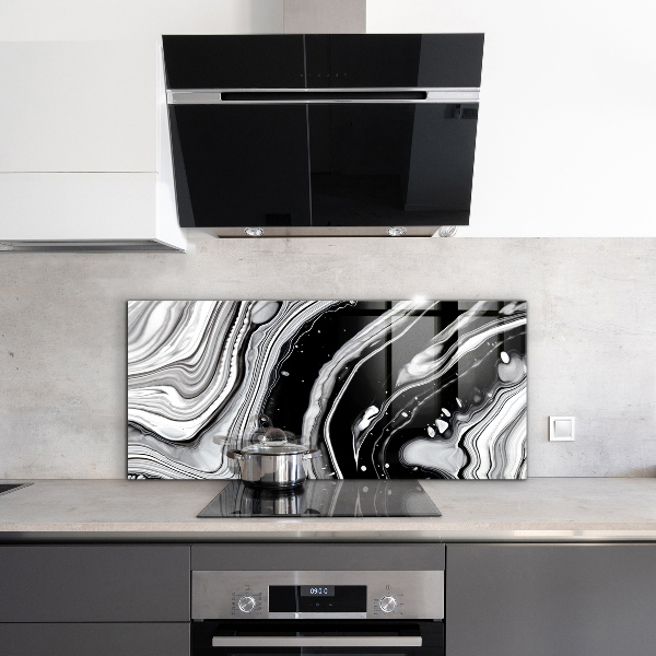 Crédence en verre Abstraction monochrome