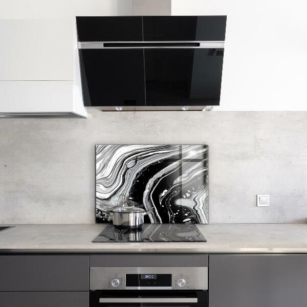 Crédence en verre Abstraction monochrome