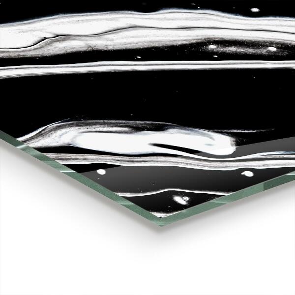 Crédence en verre Abstraction monochrome