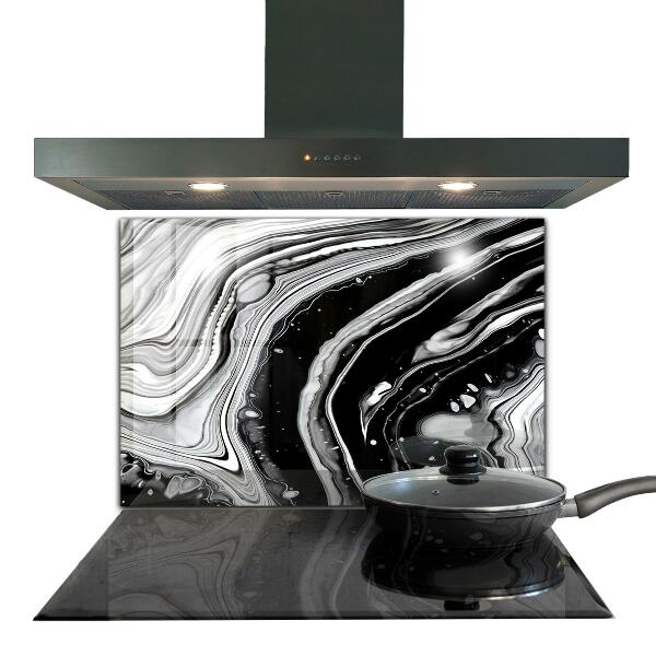 Crédence en verre Abstraction monochrome