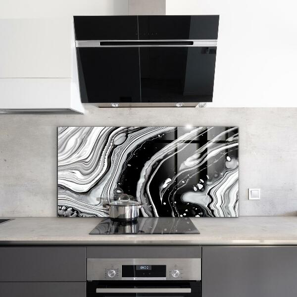 Crédence en verre Abstraction monochrome