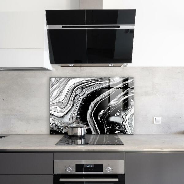 Crédence en verre Abstraction monochrome
