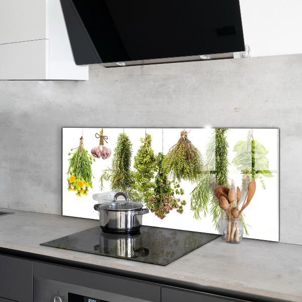 Crédence cuisine en verre Herbes séchées phytothérapie