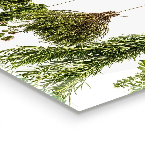 Crédence cuisine en verre Herbes séchées phytothérapie