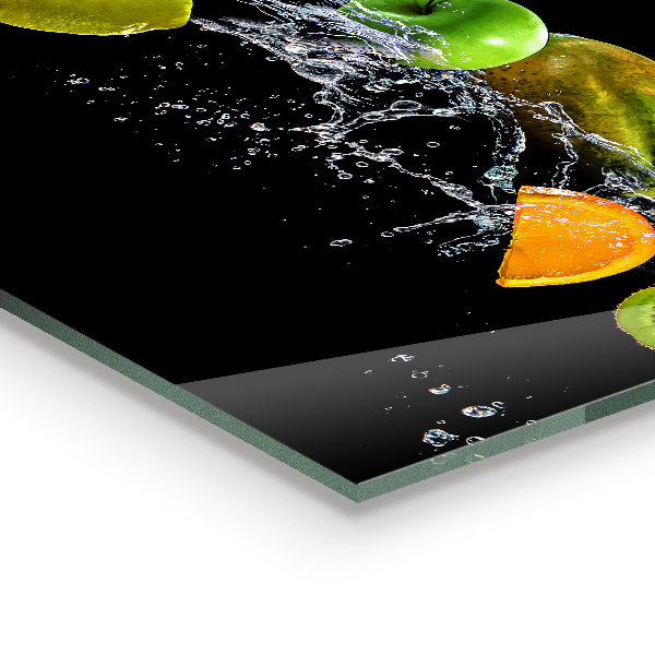 Crédence cuisine en verre Composition de fruits juteux