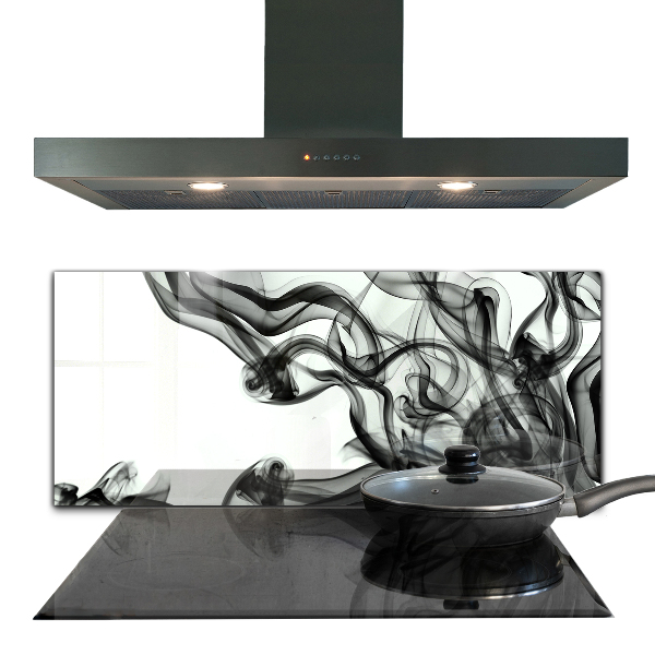 Crédence cuisine en verre Rubans d'abstraction de fumée
